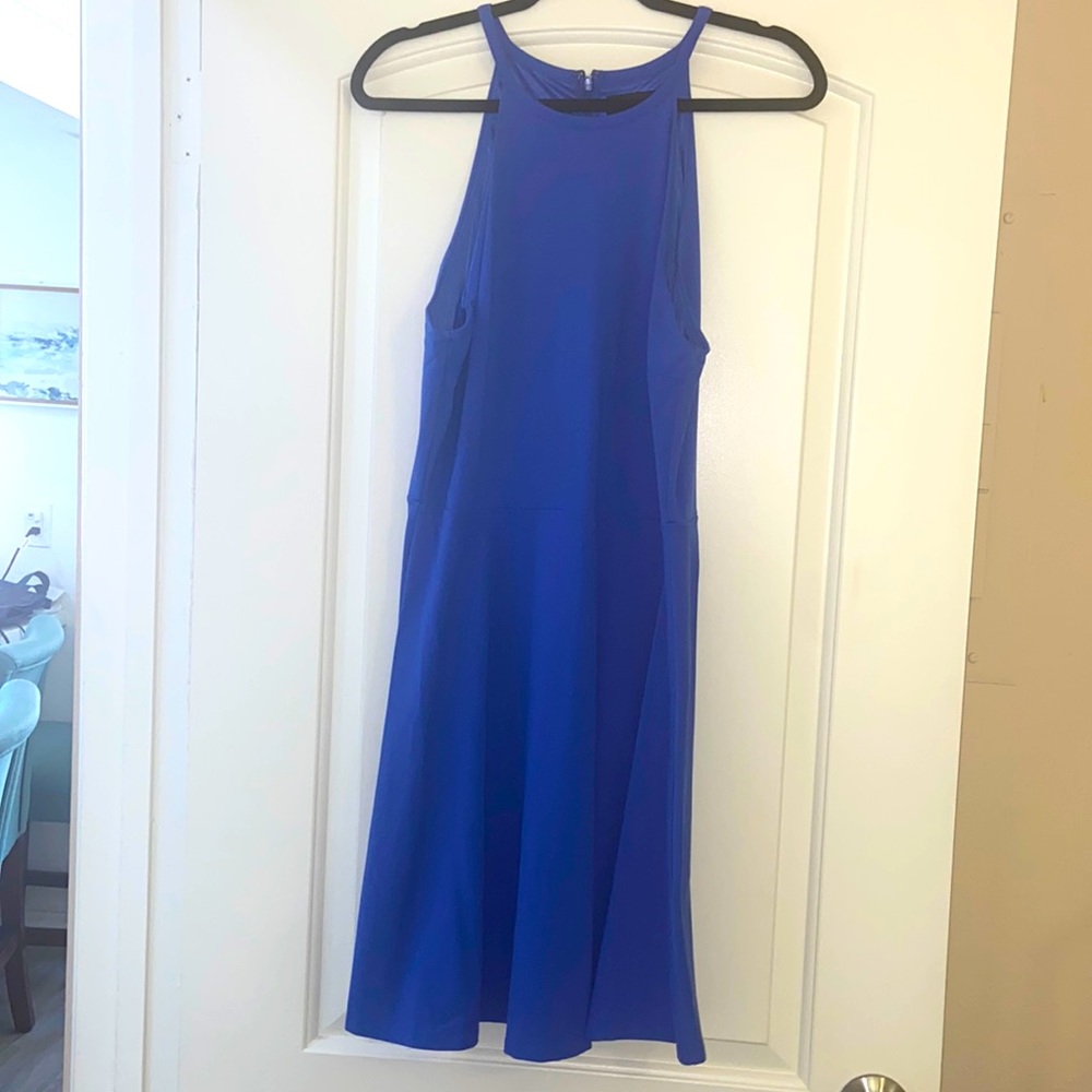 Cynthia Rowley Size Large - halter style top dress royal blue
